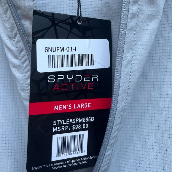Spyder Active Full-Zip Jacket NWT Large - Picture 4 of 6